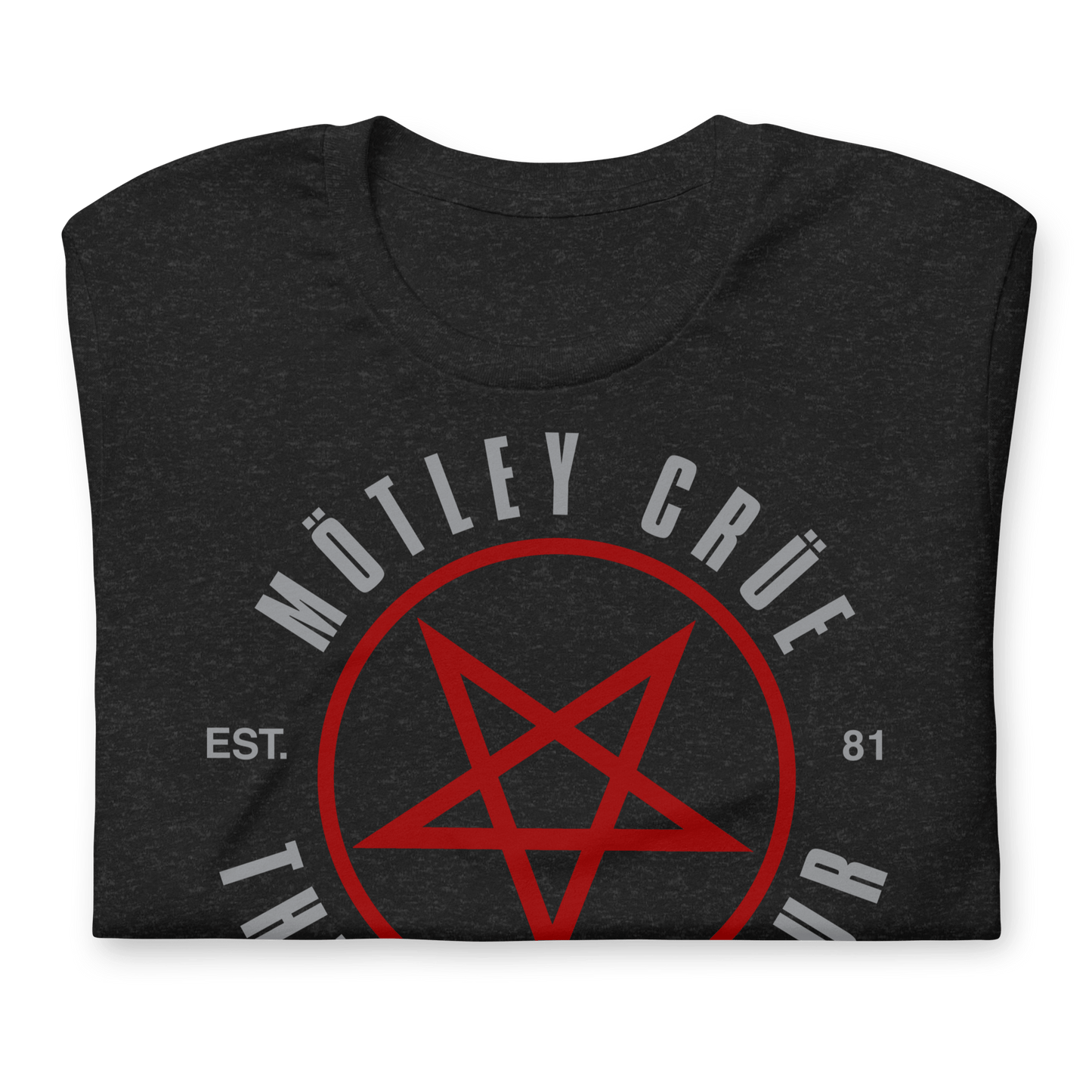 Motley Crue The World Tour Officially Licensed Mens T Shirt Black