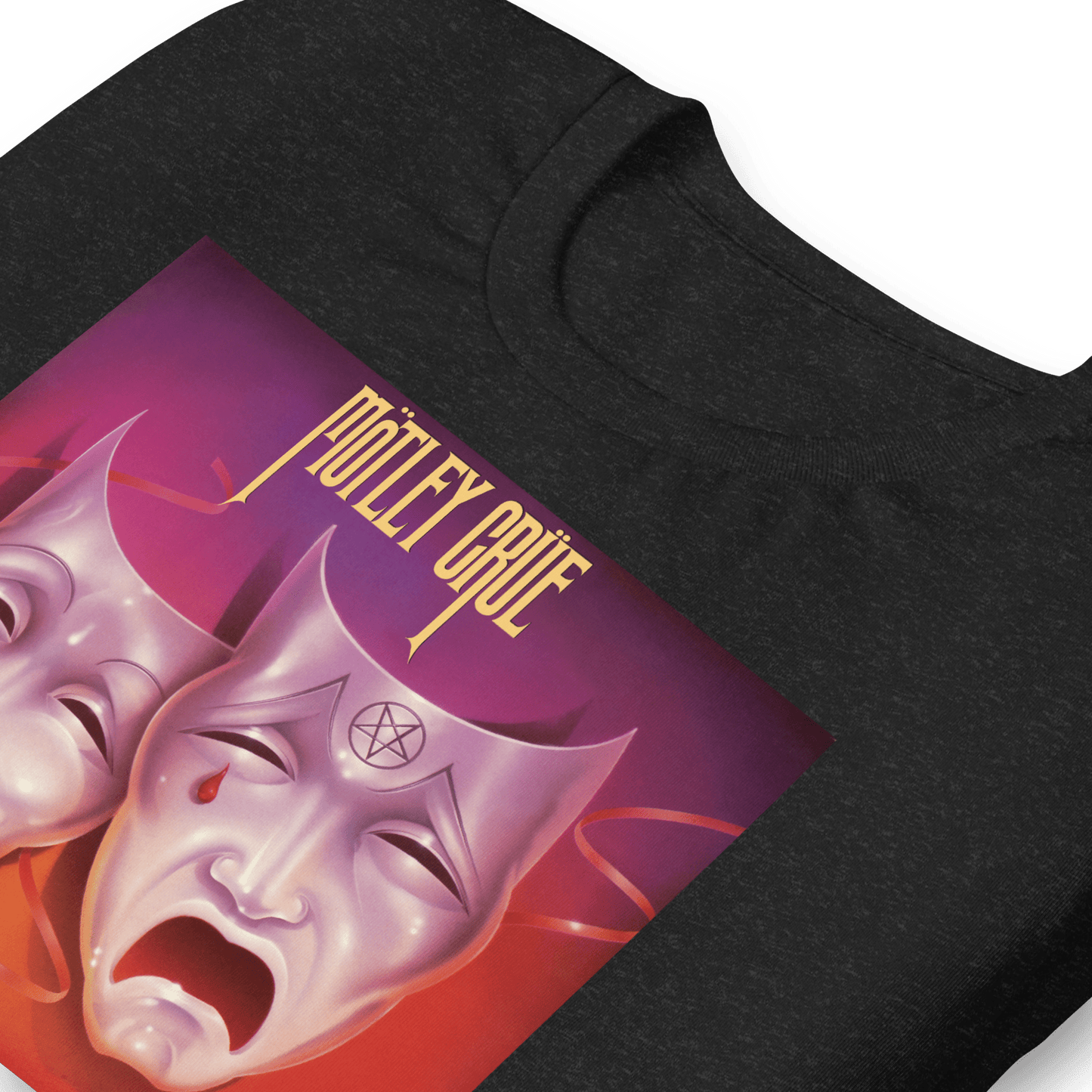 Motley Crue Theatre of Pain Cover Officially Licensed Mens T Shirt Black