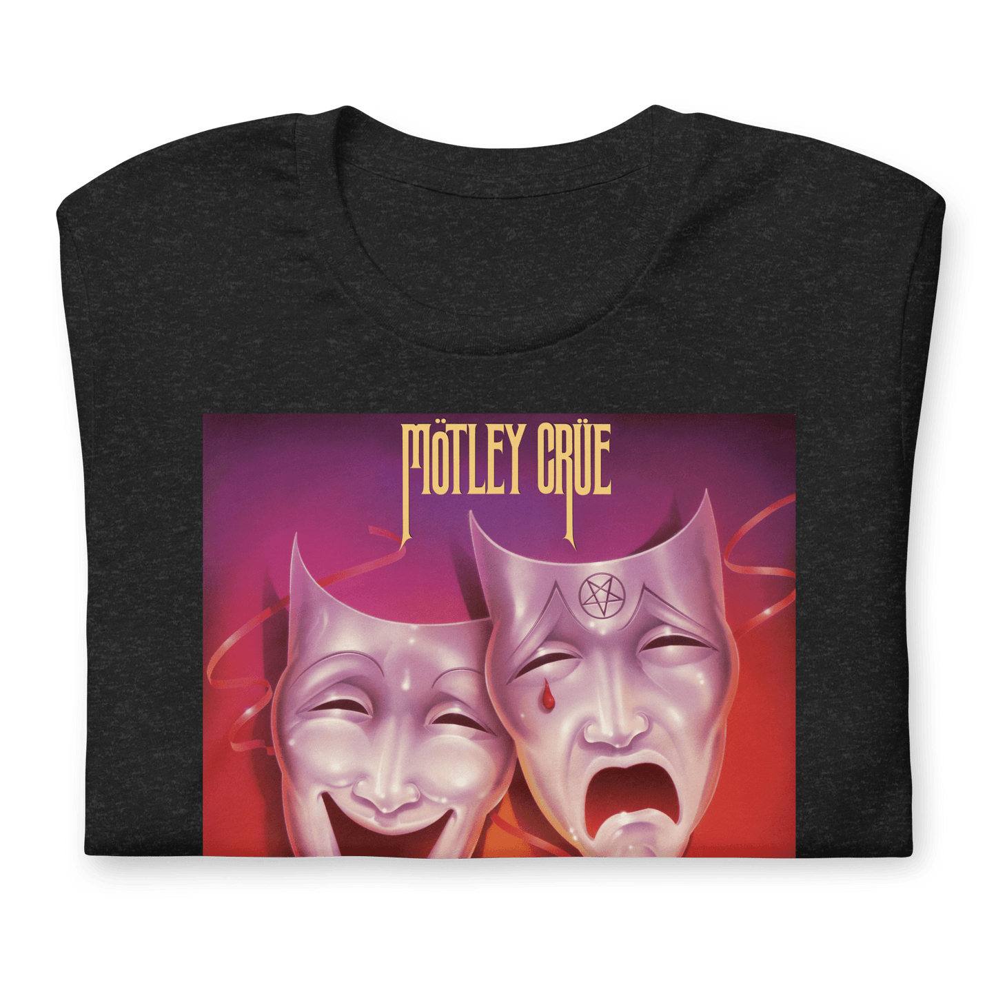 Motley Crue Theatre of Pain Cover Officially Licensed Mens T Shirt Black