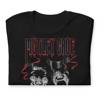 Motley Crue Theatre of Pain Jumbo Print Officially Licensed Mens T Shirt Black
