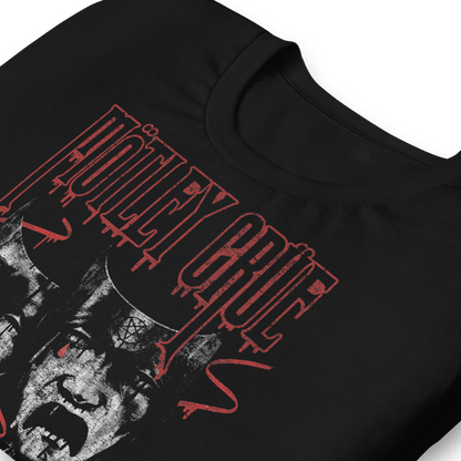 Motley Crue Theatre of Pain Jumbo Print Officially Licensed Mens T Shirt Black