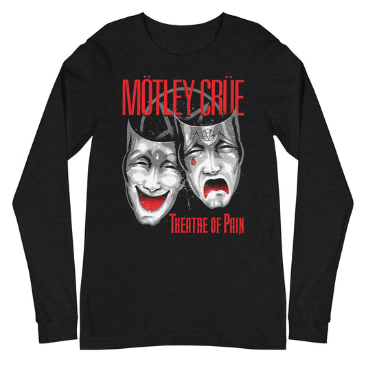 Motley Crue Theatre of Pain Mens Long Sleeve Shirt Black