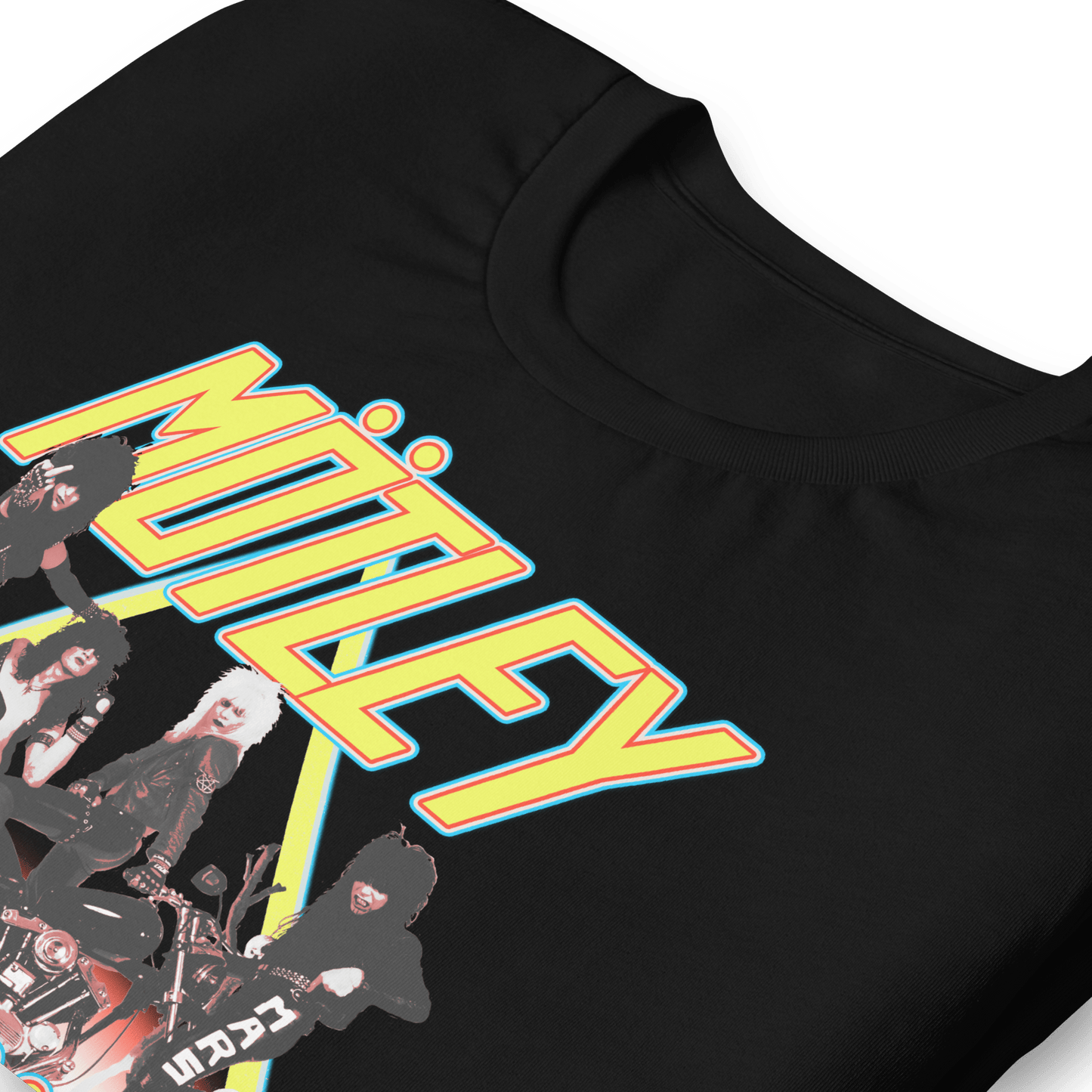 Motley Crue Triangle Logo Officially Licensed Mens T Shirt Black