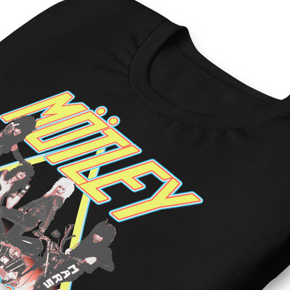 Motley Crue Triangle Logo Officially Licensed Mens T Shirt Black