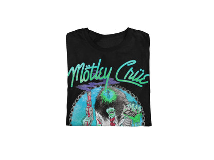 Motley Crue Turquoise Allister Mens T Shirt Black