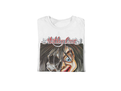 Motley Crue Vintage Dr. Feelgood Jumbo Print Mens T Shirt White