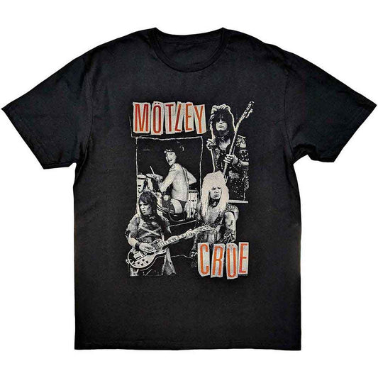 Motley Crue Vintage Punk Collage [T-Shirt] Officially Licensed