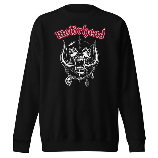 Motorhead Red Logo Mens Sweatshirt Black