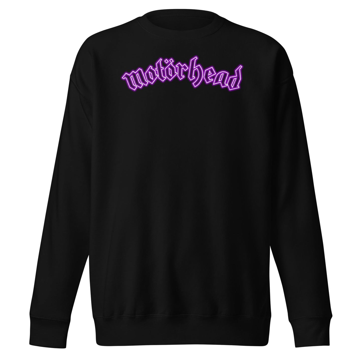 Motorhead Neon Pink Moon Mens Sweatshirt Black