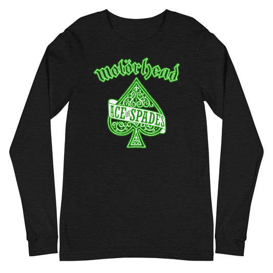 Motorhead Green Ace Mens Long Sleeve Shirt Black