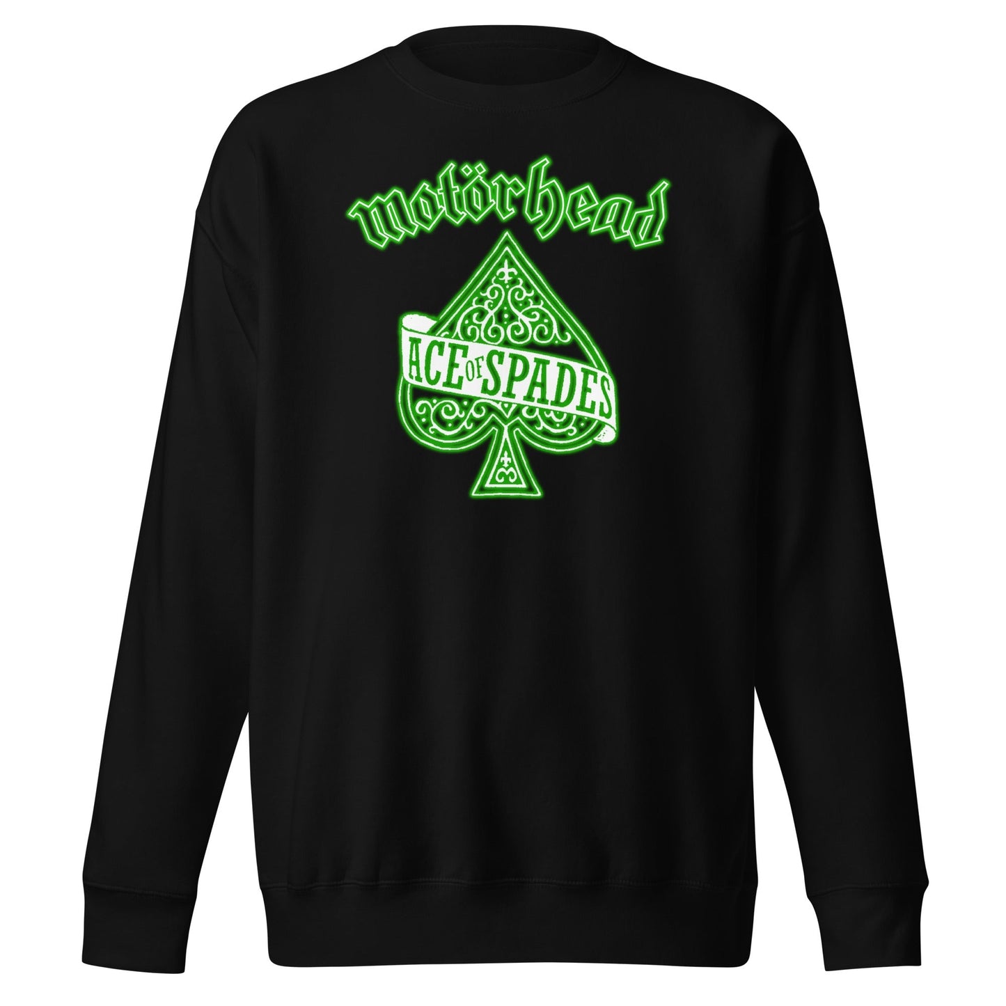 Motorhead Green Ace Mens Sweatshirt Black