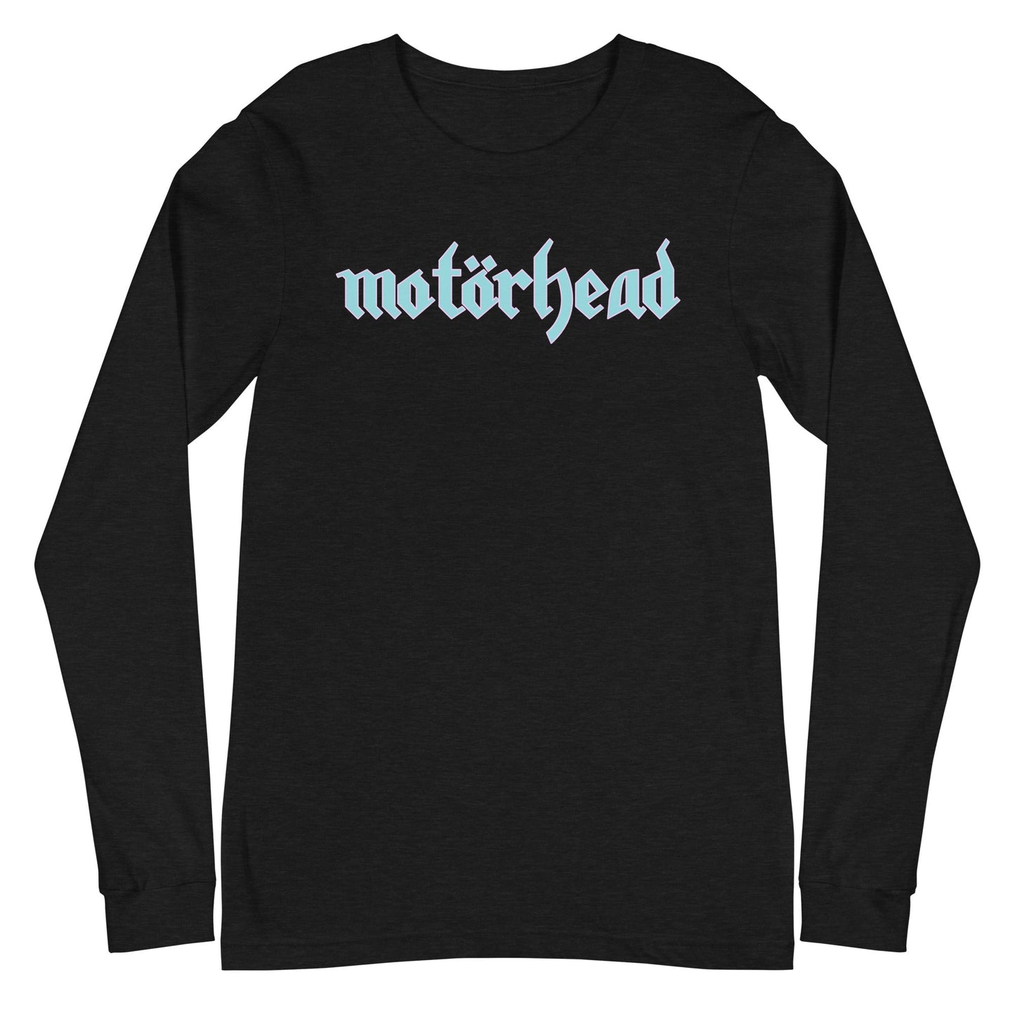 Motorhead Blue Logo Mens Long Sleeve Shirt Black