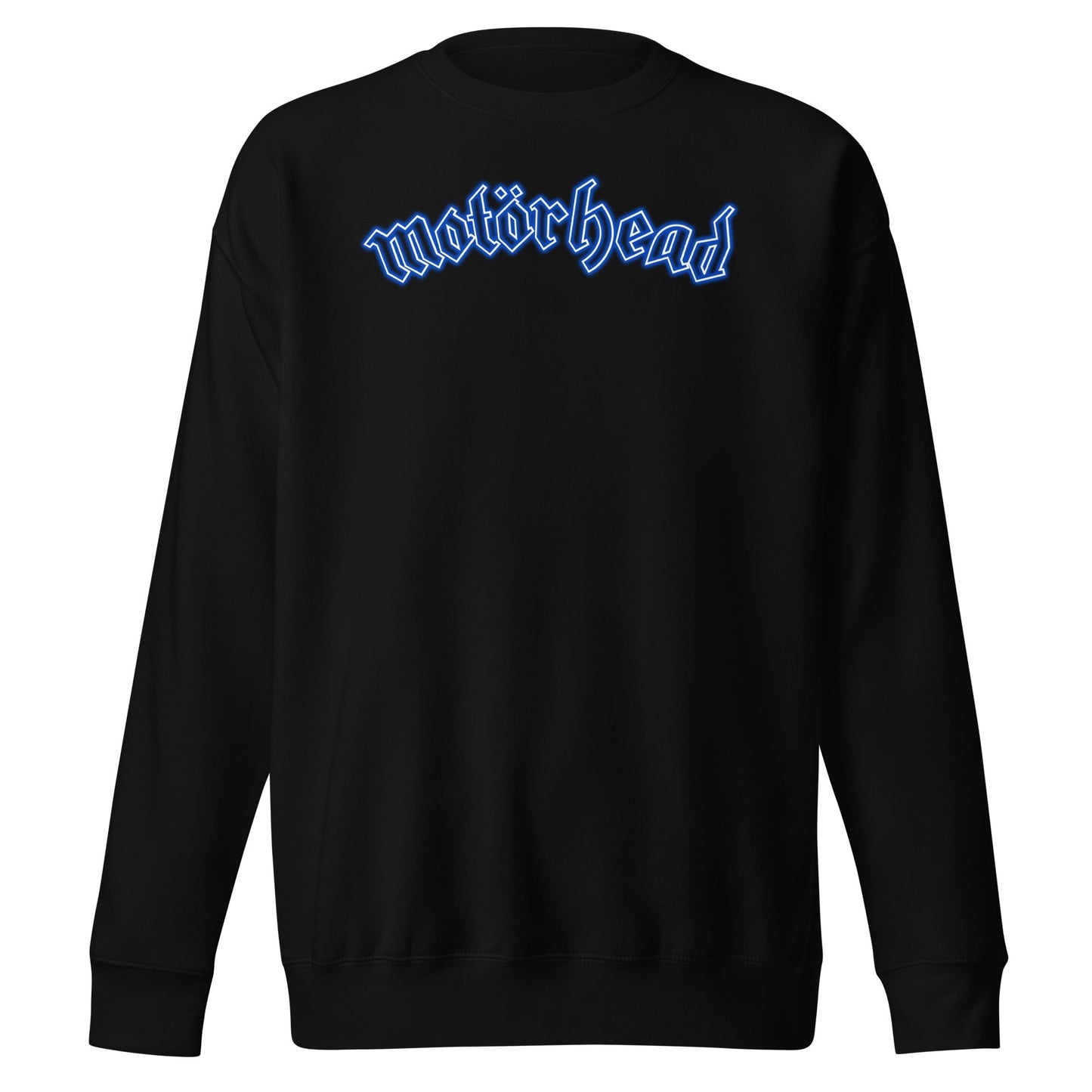 Motorhead Neon Blue Moon Mens Sweatshirt Black