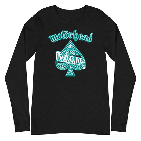 Motorhead Teal Ace Mens Long Sleeve Shirt Black