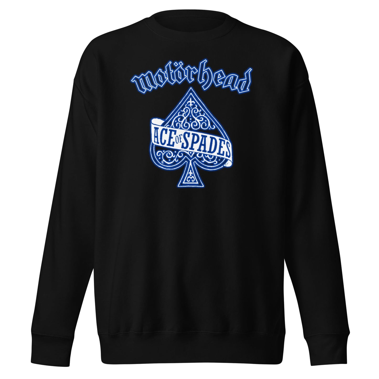 Motorhead Blue Ace Mens Sweatshirt Black