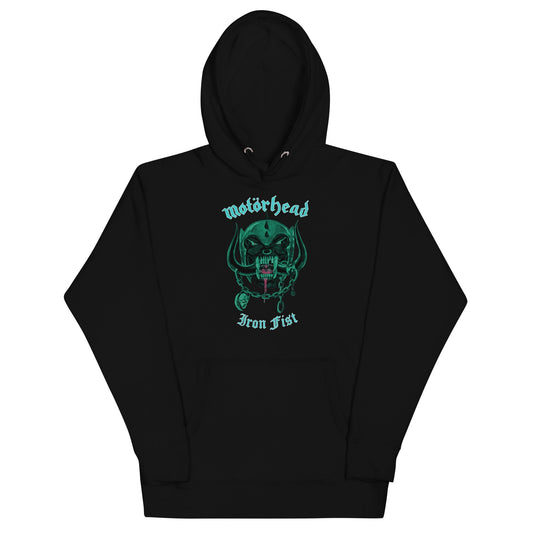 Motorhead Iron Fist Mens Hoodie Black