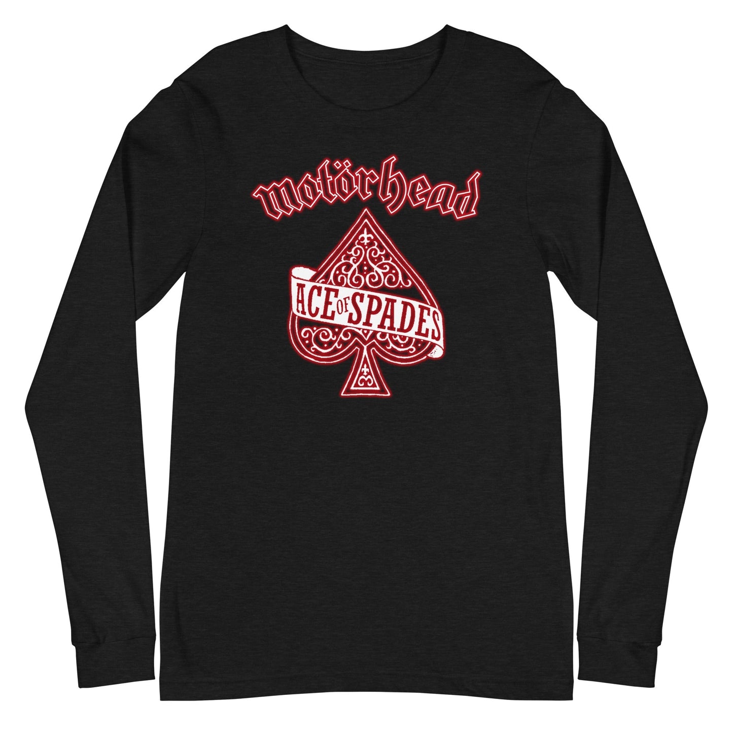 Motorhead Red Ace Mens Long Sleeve Shirt Black