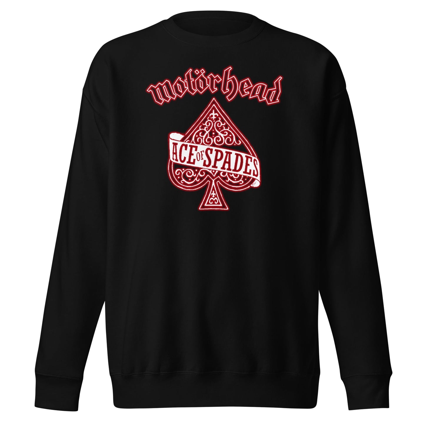 Motorhead Red Ace Mens Sweatshirt Black