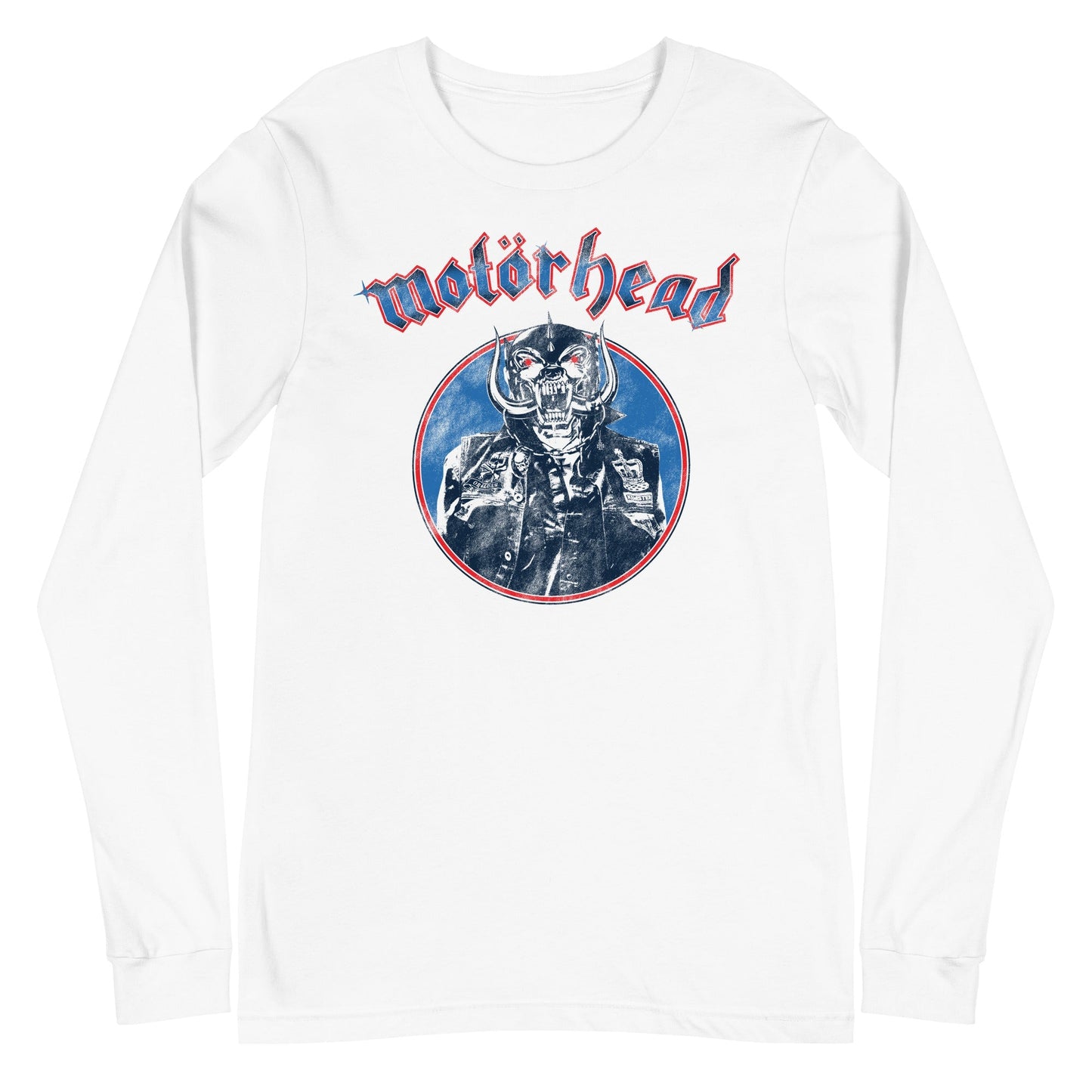 Motorhead Warpath Mens Long Sleeve Shirt White