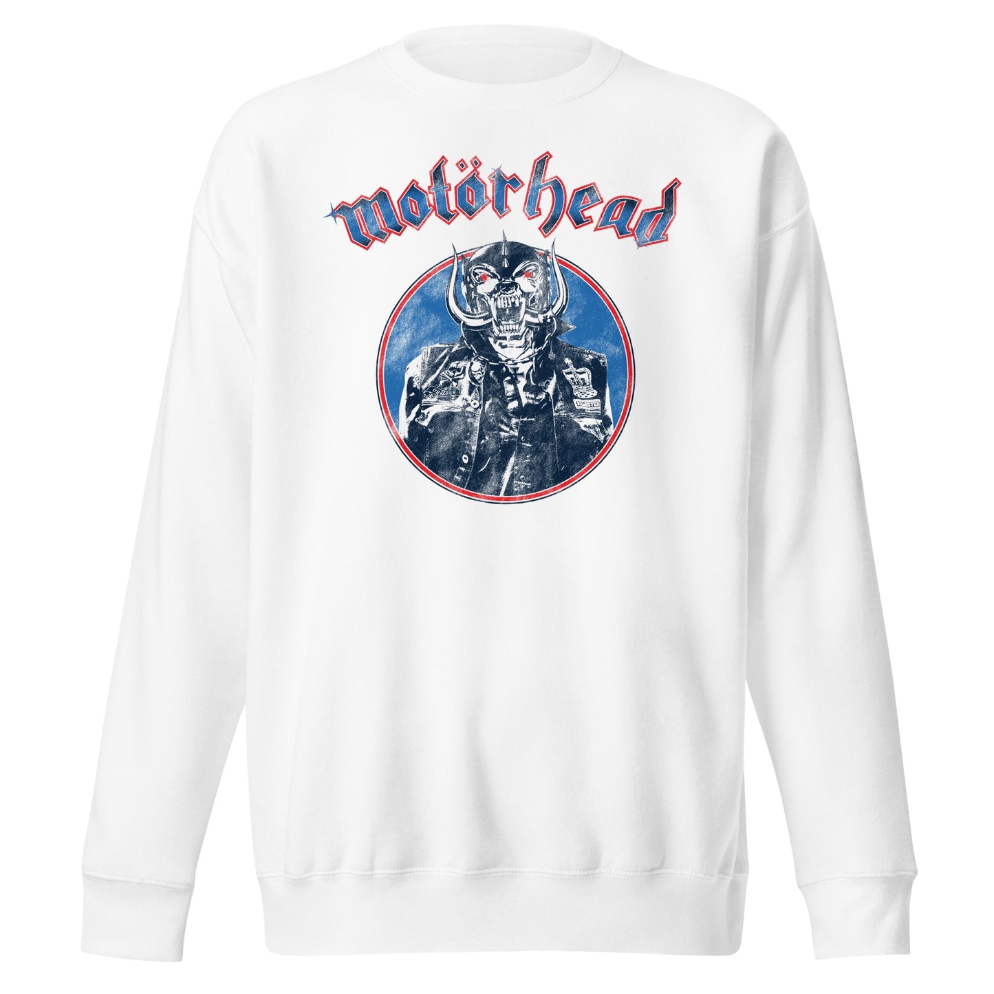 Motorhead Warpath Mens Sweatshirt White