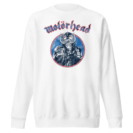 Motorhead Warpath Mens Sweatshirt White