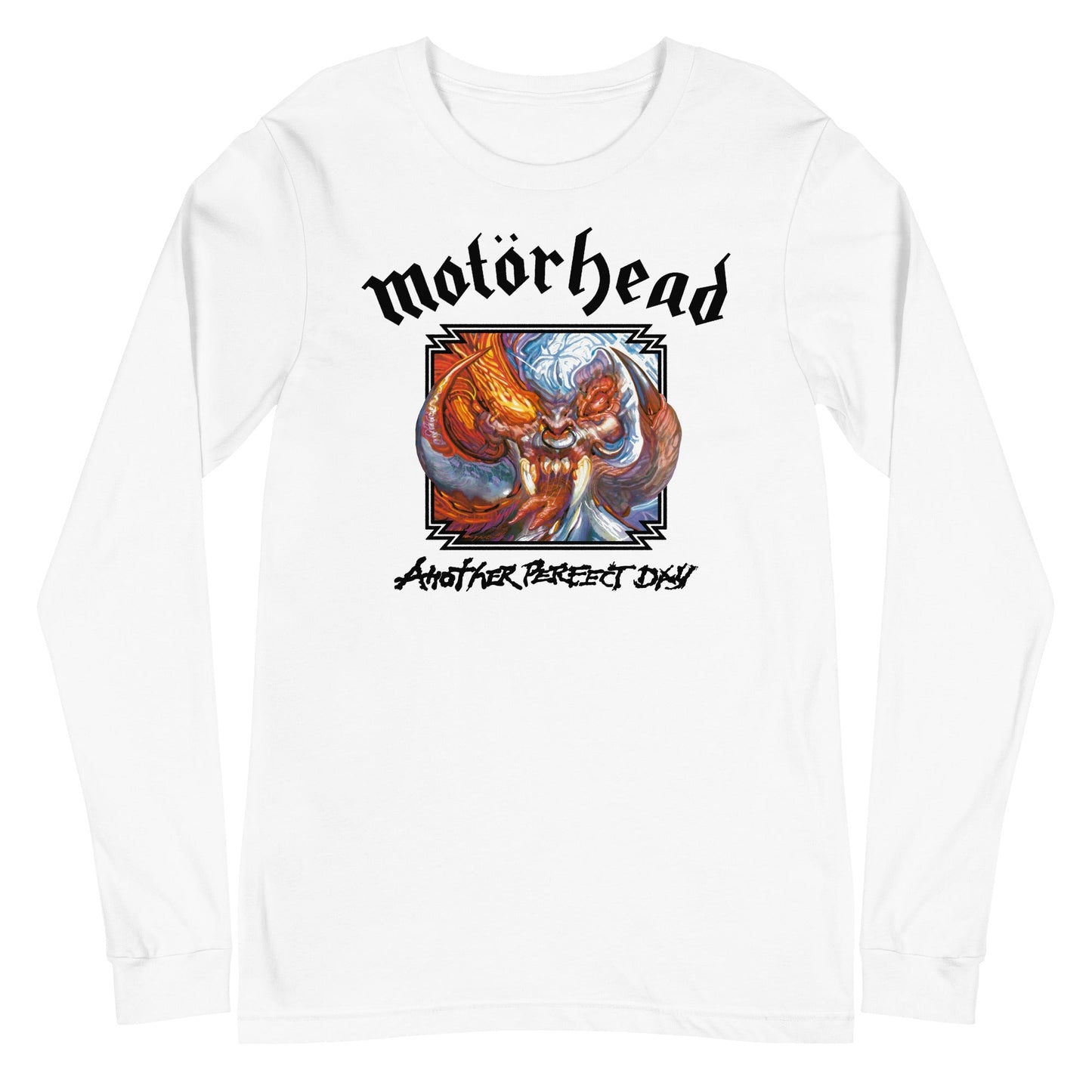 Motorhead Another Day Mens Long Sleeve Shirt White