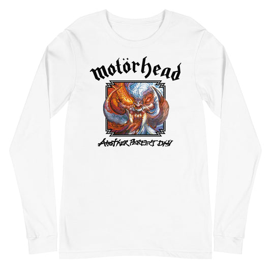 Motorhead Another Day Mens Long Sleeve Shirt White