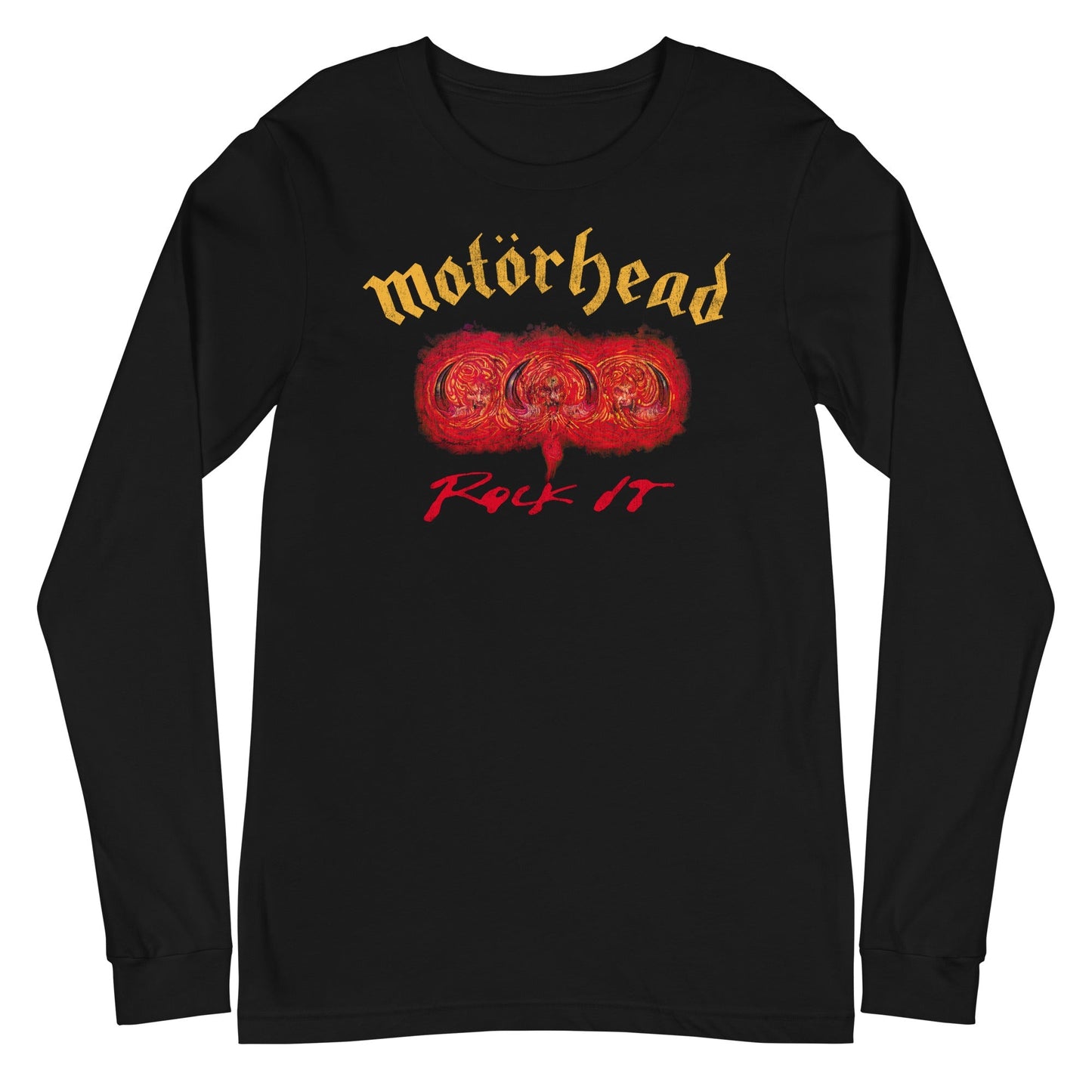 Motorhead Rock It Mens Long Sleeve Shirt Black