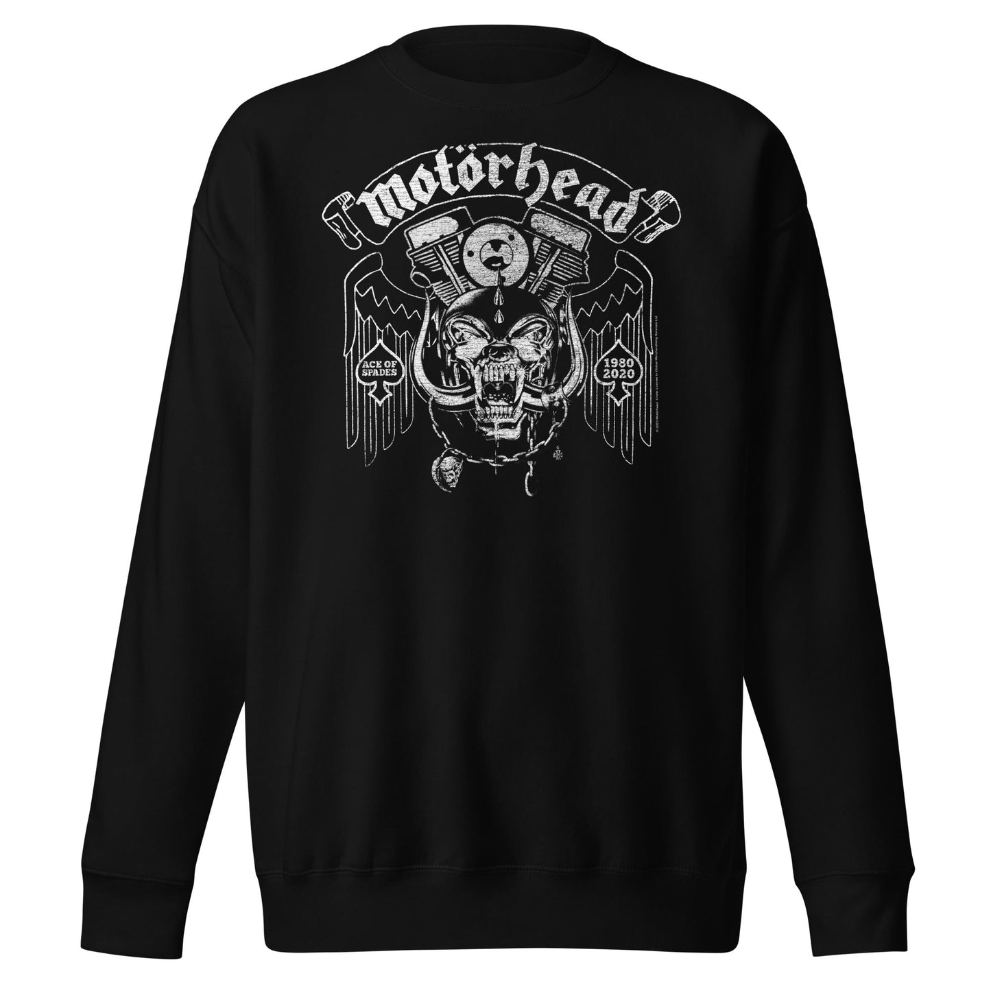 Motorhead 40 Aces Mens Sweatshirt Black