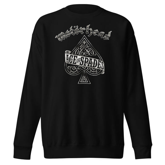 Motorhead Silver Ace Mens Sweatshirt Black