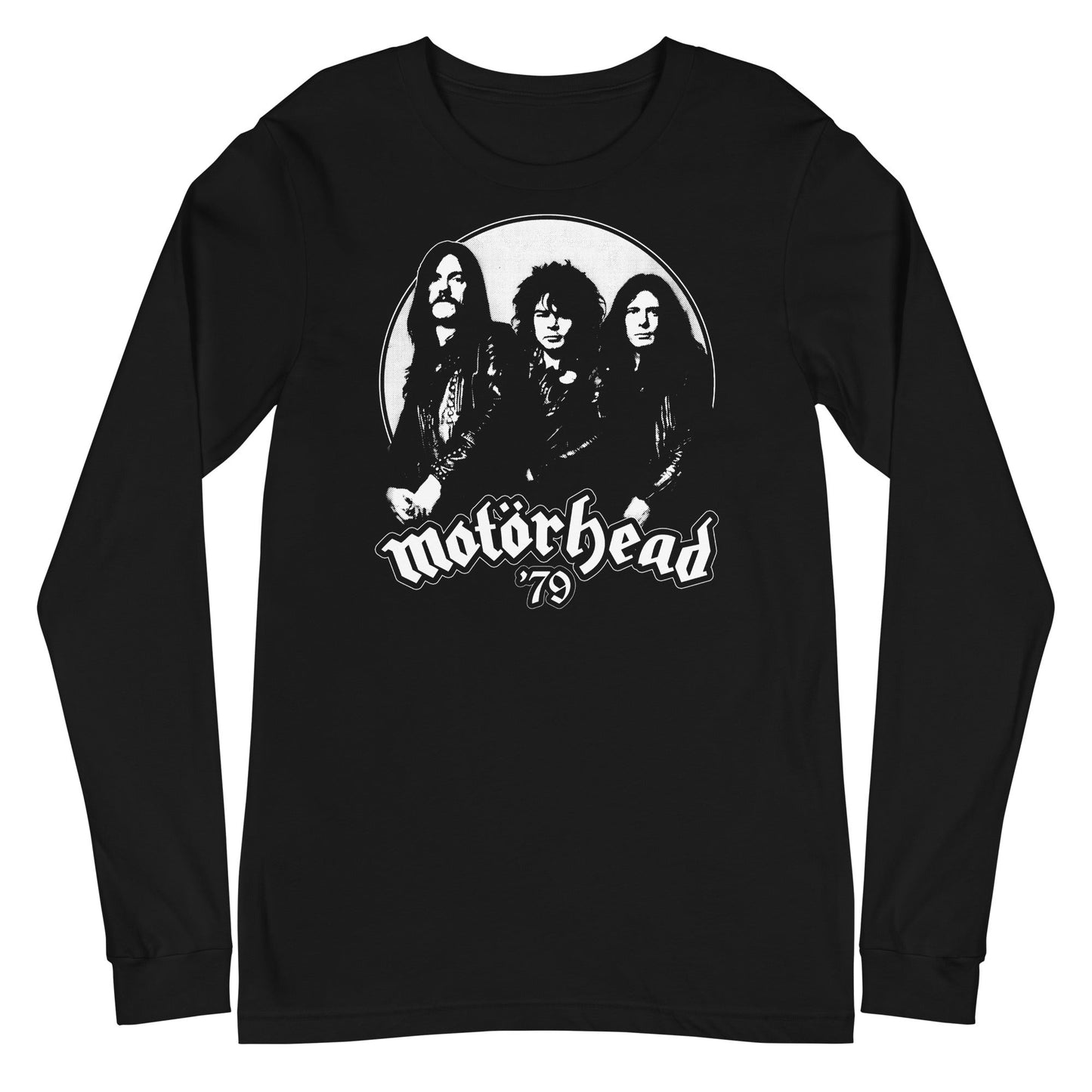 Motorhead 79 Mens Long Sleeve Shirt Black