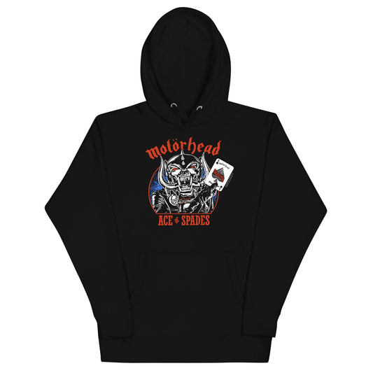 Motorhead Warpig Ace Mens Hoodie Black