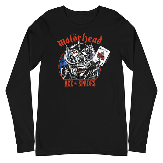 Motorhead Warpig Ace Mens Long Sleeve Shirt Black