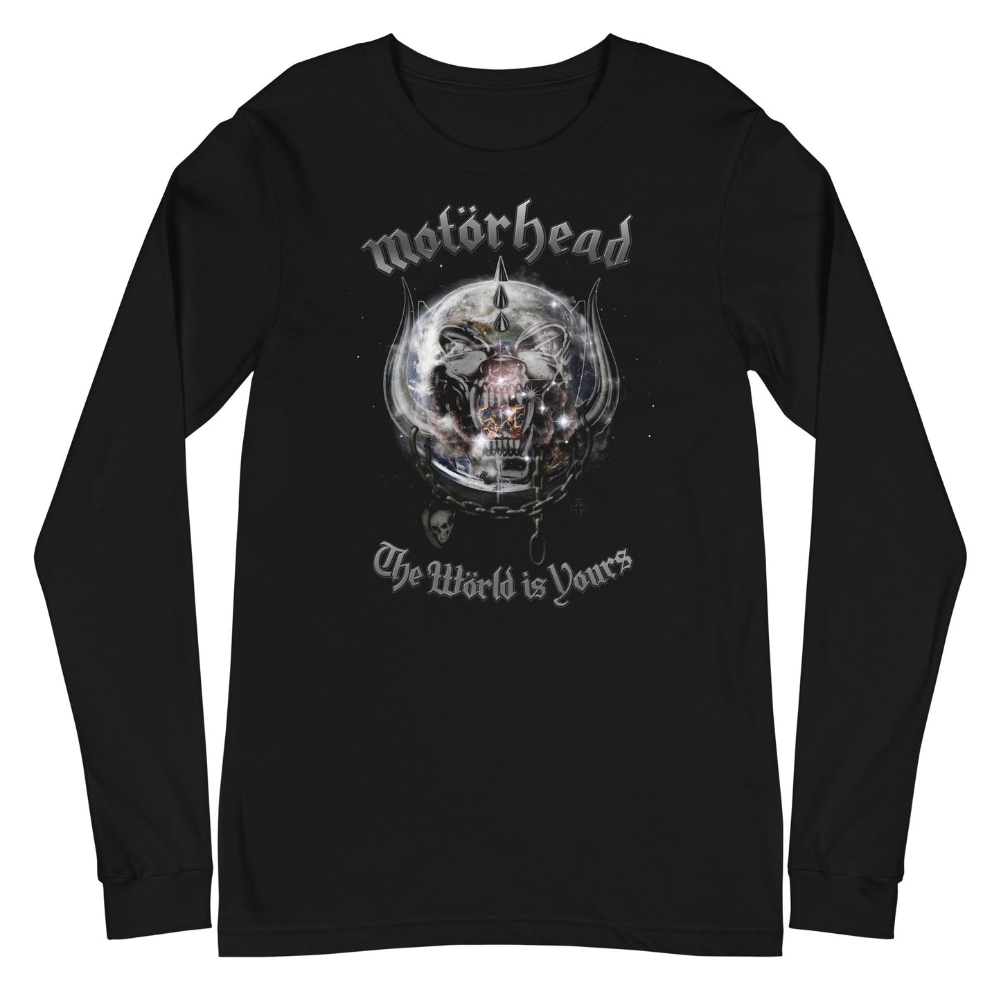 Motorhead The World is Yours Mens Long Sleeve Shirt Black