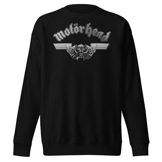 Motorhead Steel Logo Mens Sweatshirt Black