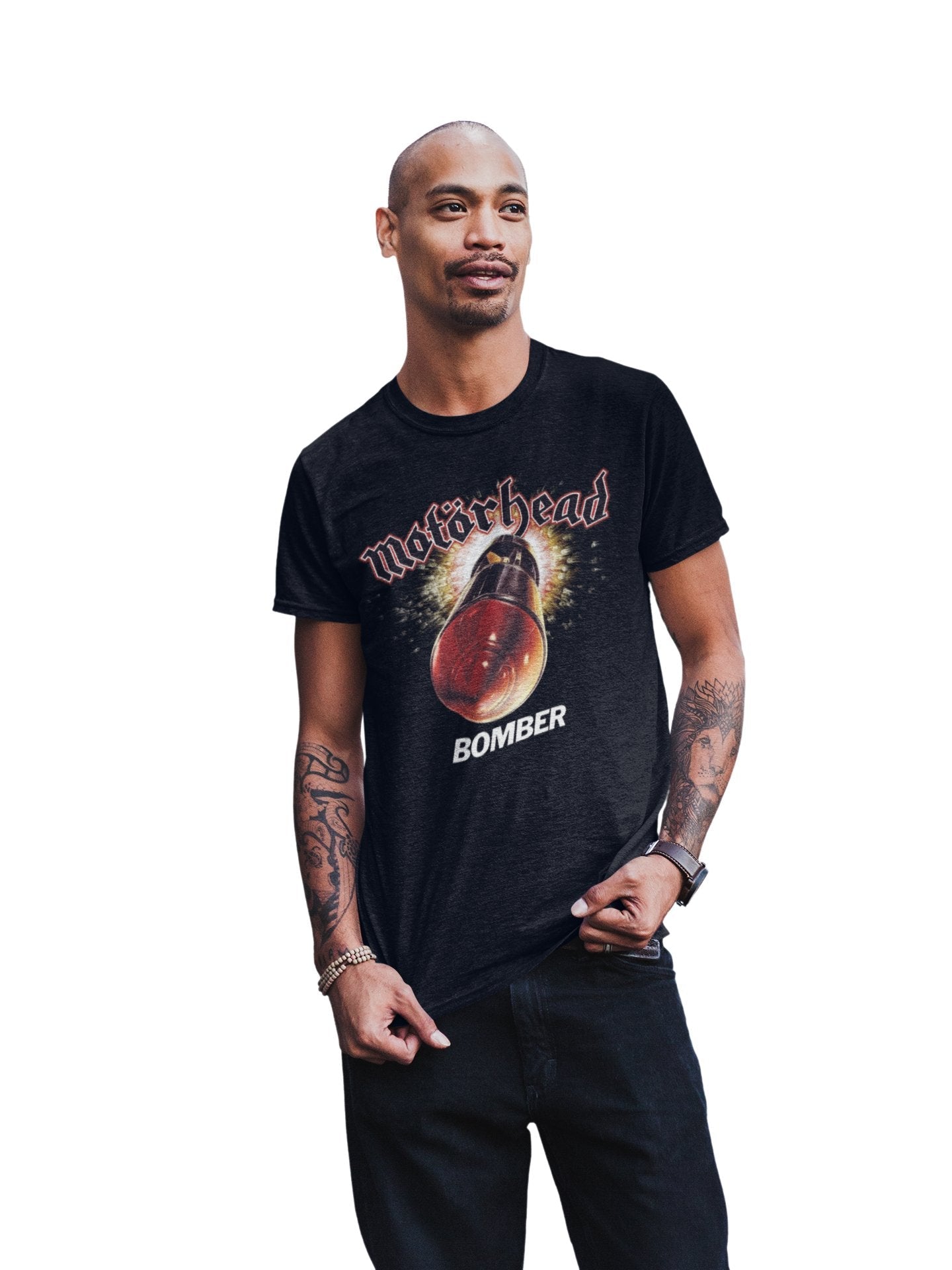 Motorhead Big Bomber Jumbo Print Mens T Shirt Black