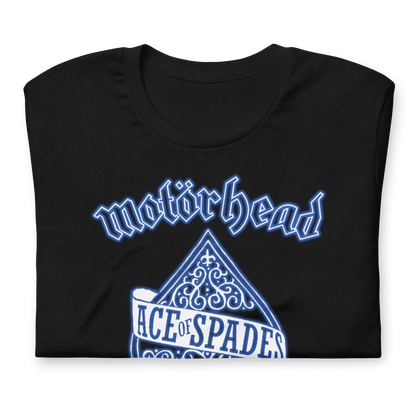 Motorhead Blue Ace Officially Licensed Mens T Shirt Black