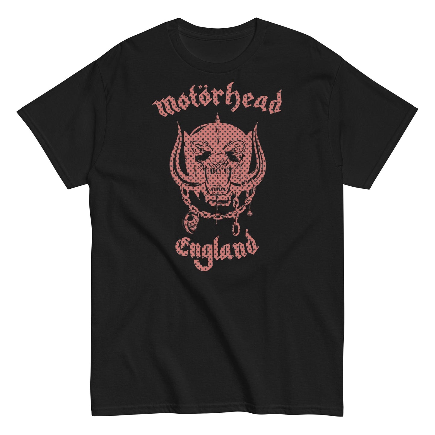 Motorhead Checkered Warpig Mens T Shirt Black