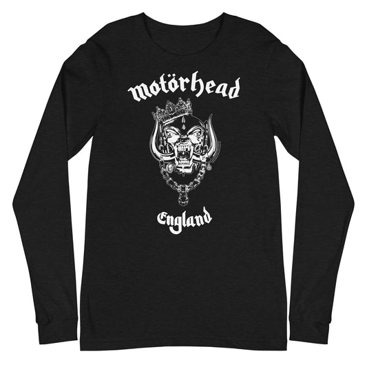 Motorhead Classic Logo Mens Long Sleeve Shirt Black