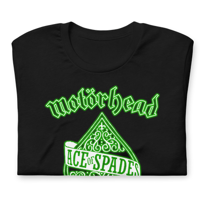 Motorhead Green Ace Officially Licensed Mens T Shirt Black
