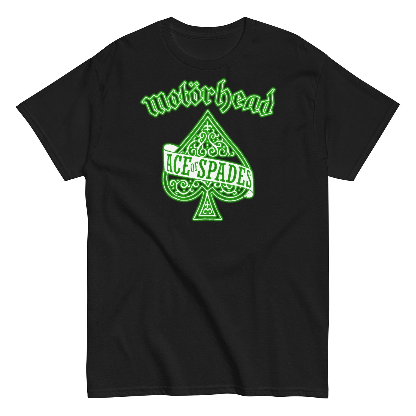 Motorhead Green Ace Officially Licensed Mens T Shirt Black