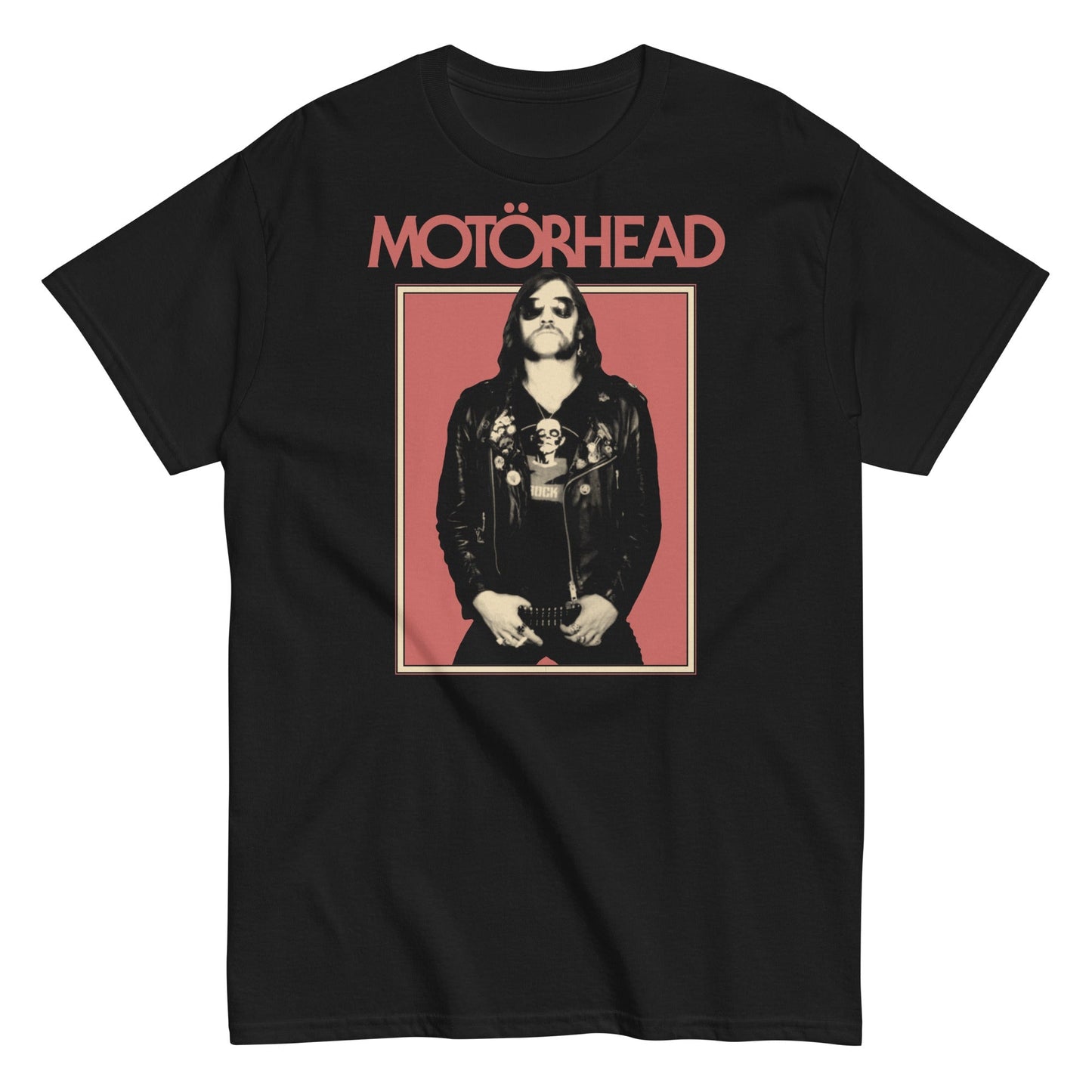 Motorhead Leather Stare Mens T Shirt Black