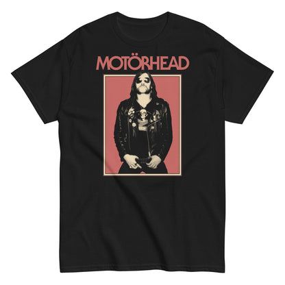 Motorhead Leather Stare Officially Licensed Mens T Shirt Black
