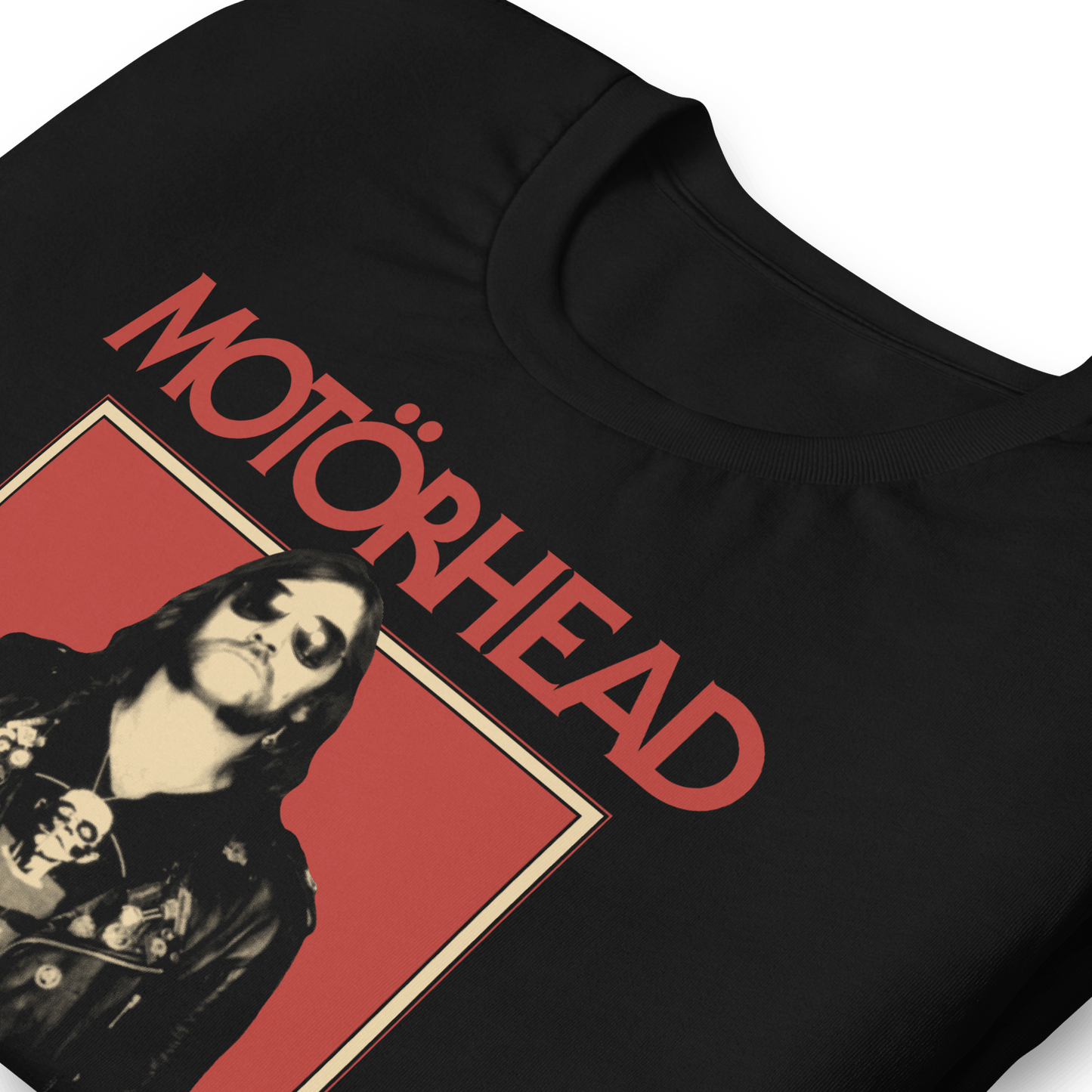 Motorhead Leather Stare Officially Licensed Mens T Shirt Black