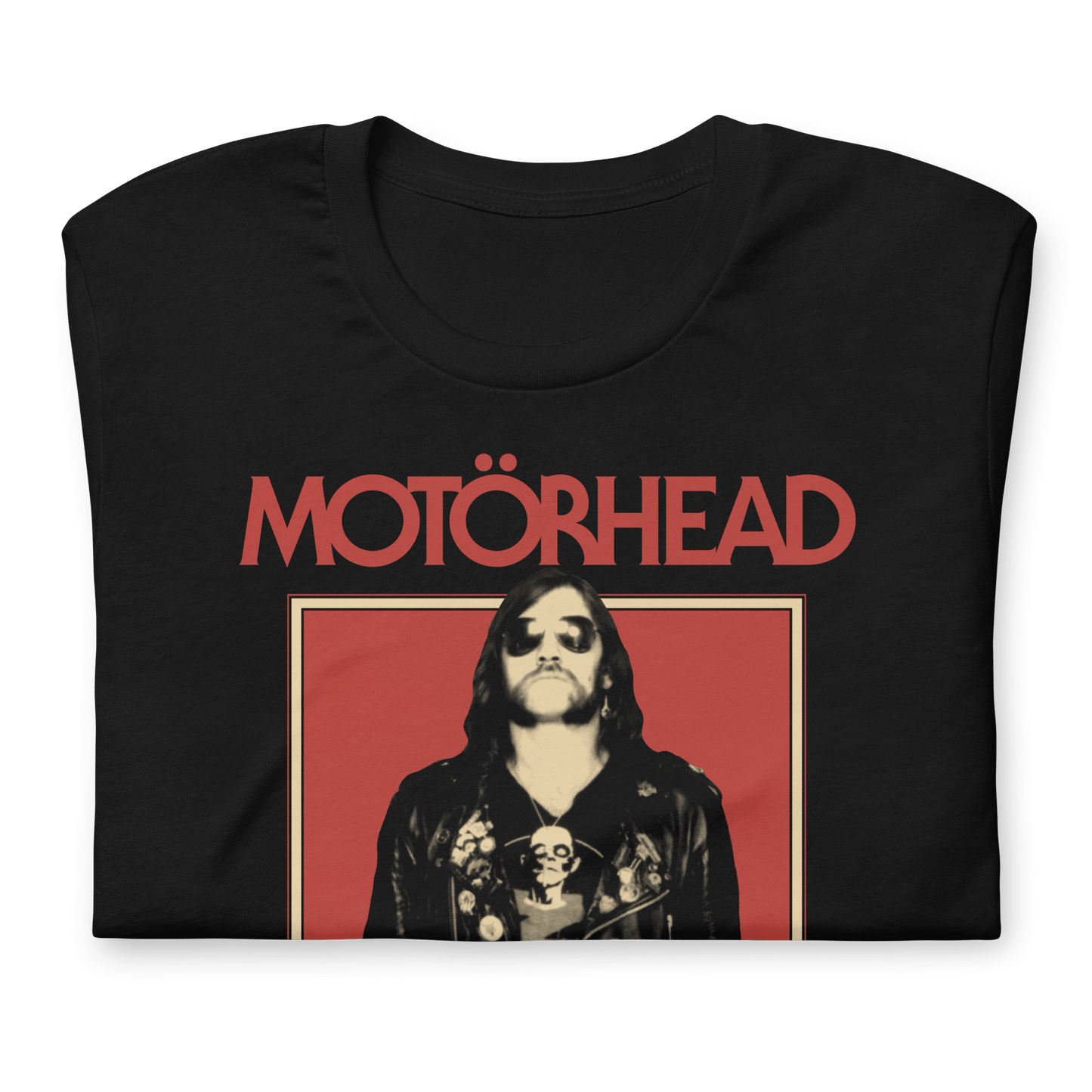 Motorhead Leather Stare Officially Licensed Mens T Shirt Black