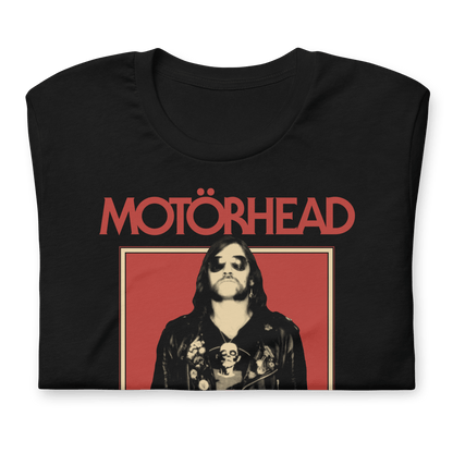 Motorhead Leather Stare Officially Licensed Mens T Shirt Black