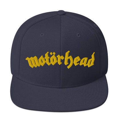 Motorhead Logo Snapback Hat Black Officially Licensed