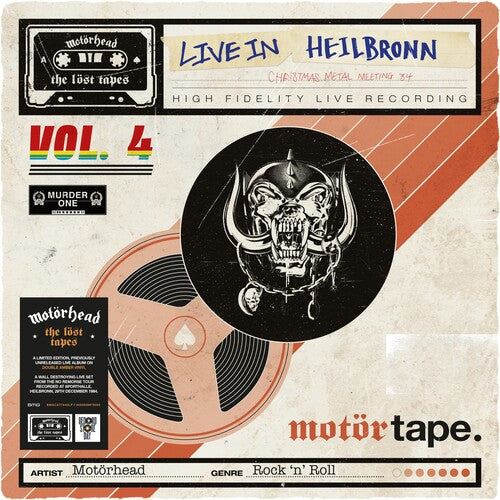 Motorhead - Lost Tapes Vol. 4 Live in Heilbronn 1984 RSD 4.22.23 Vinyl Record