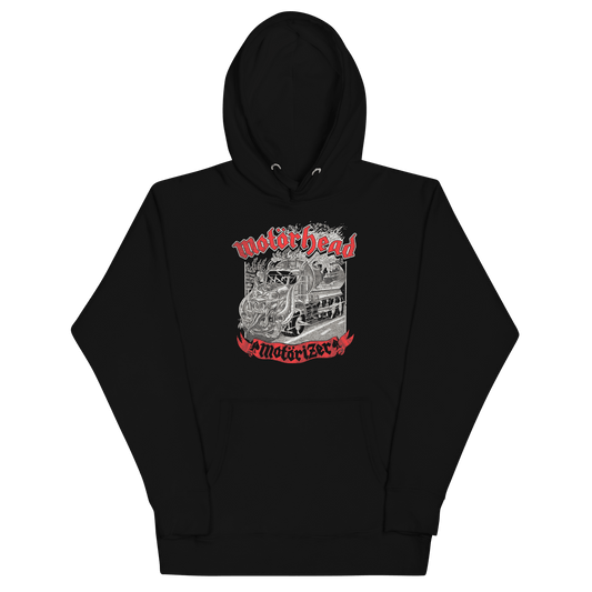 Motorhead Motorizer Mens Officially Licensed Hoodie Black