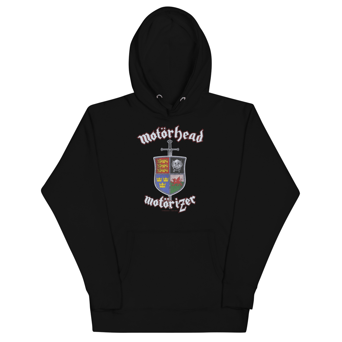 Motorhead Motorizer Mens Officially Licensed Hoodie Black